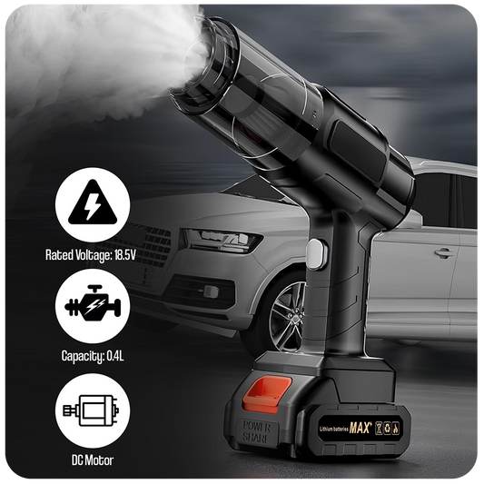 3-in-1 Car Vacuum Cleaner USB Rechargeable Wireless Handheld Mini for Travelling Camping Reusable Portable with Charging Cable & 3 Attachments