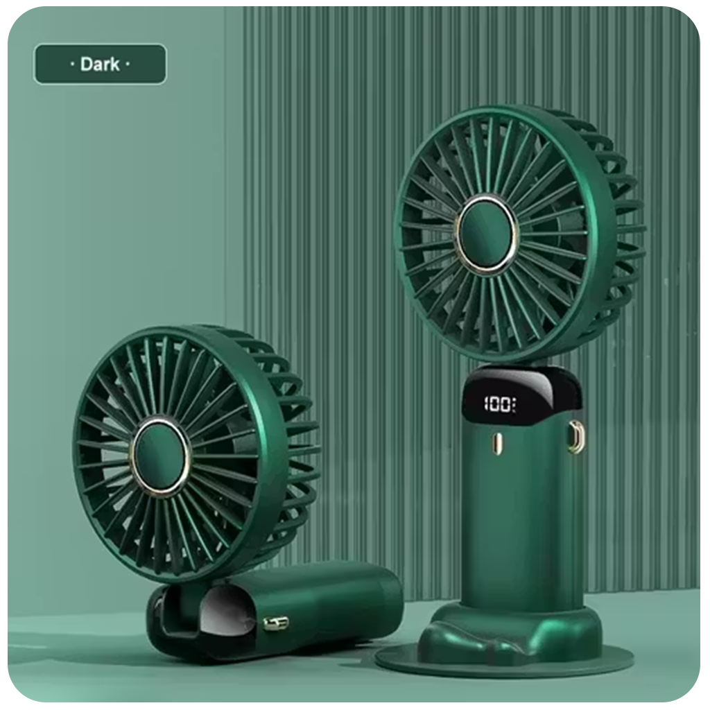 Small Desk Fan, Mini Handheld Fan USB Charging Low Noise for Office