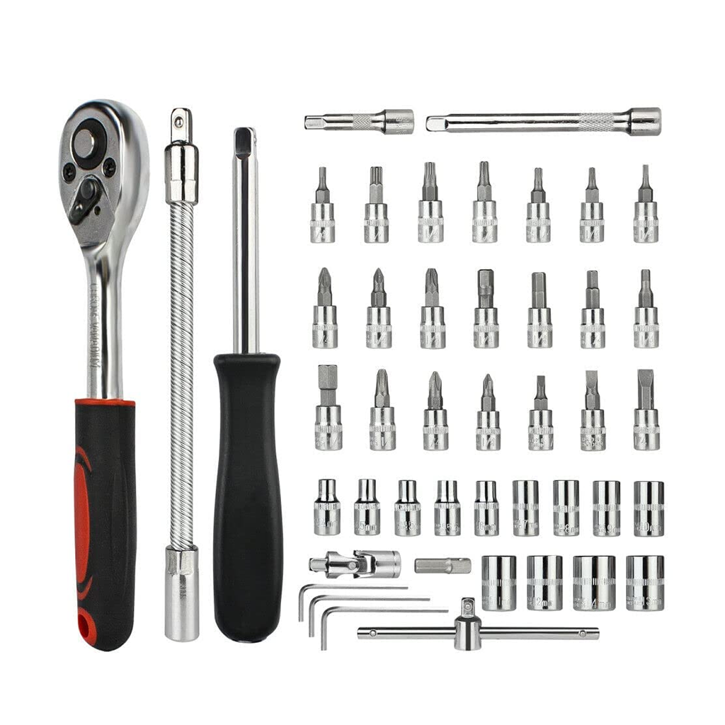 Tool Kit Tool Kit for Home Use Tools Kit Spanner Set Socket Set Wrench Set Tools Set Hand Tools Bike Tool Kit Set Socket Wrench Set Spanner Set All Size Tool Kit Goti Pana Set, Box End