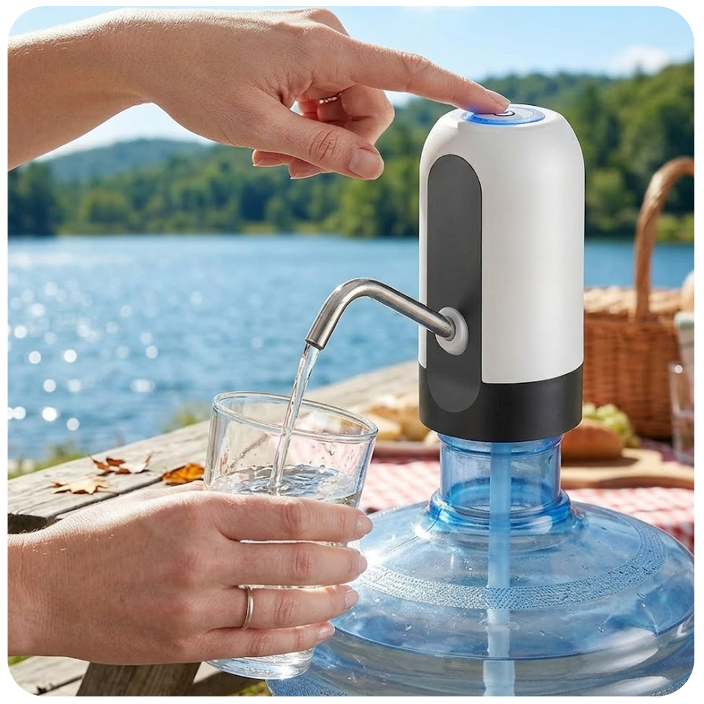 Automatic Wireless Water Can Dispenser Pump for 20 Litre Bottle Can, with Low Noise & High Efficiency