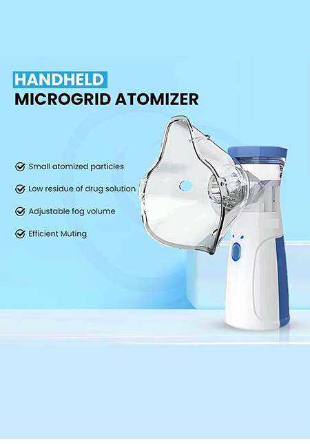 Portable Nebulizer & Humidifier for Baby & Adults | Compact, Silent, Self-Cleaning Machine with Long Battery Life | Effective for Asthma, Cough, Sinus & Allergy Relief at Home